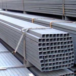 ASTM OD 600mm Black Steel Box Section 5.8m Galvanized Square Tube