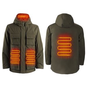 Buy cheap Full Sleeves Men's Rechargeable Heated Jackets Electric Warming Jacket product