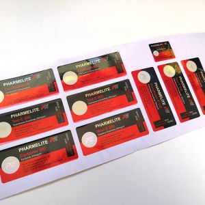 Self Adhesive 2ml Glass Vial Labels For HCG 5000IU