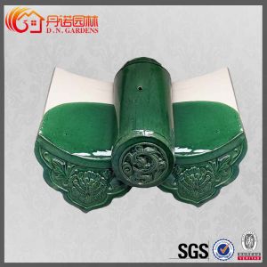 Buy cheap Temple Roofing Durable Ancient Ceramic Green Roof Tiles Compressive Strength Of 1500N from wholesalers