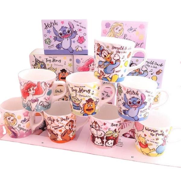 Quality Cartoon Porcelain Ceramic Coffee Cups For Student Milk Juice Tea OEM ODM for sale
