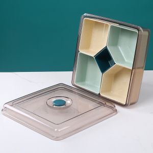 Compartments 450g Plastic Organizer Box With Cover