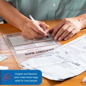 Buy cheap Clear Deposit Bags, Tamper-Evident Bags, Security Bank Pocket, Transportation | Sequential Barcodes | Tamper-Evident from wholesalers