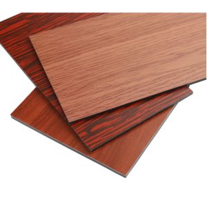 Buy cheap PE/PVDF Coating Wooden Aluminum Composite Panel Anti-static Easy Processing from wholesalers