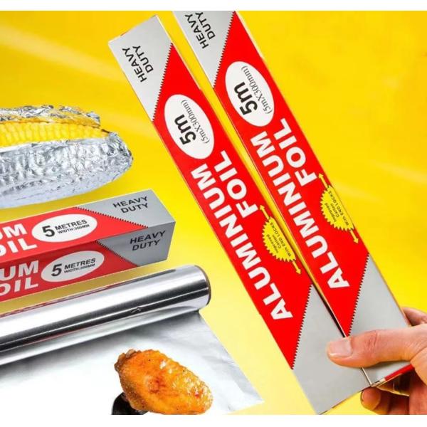 Quality H18 Food Grade Coated Aluminium Foil Roll 100 - 2250mm Width for sale