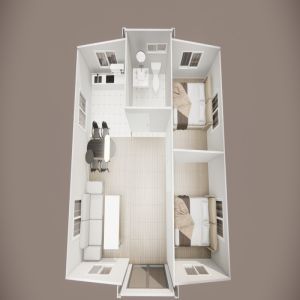 Buy cheap 20ft Expandable Foldable Container House for Hotels and Villas in 5990*2990*2740mm Size from wholesalers