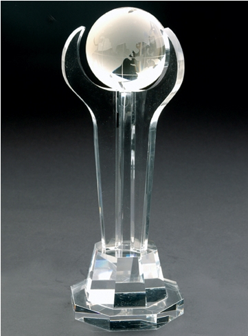 Quality Top Grade Crystal Trophy for sale