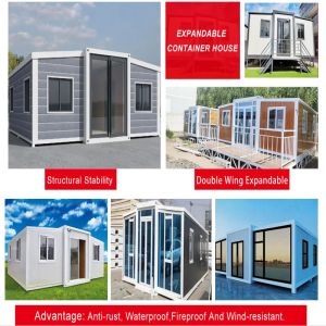 Buy cheap White Modular Hurricane Luxury 40 20 ft 2 Bedroom 3 Bedroom Prefab Expandable Container House from wholesalers
