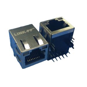 6605833-6 | LPJG16533A4NL PCB Modular Jack 10 pin Rj45 Shielded with Leds