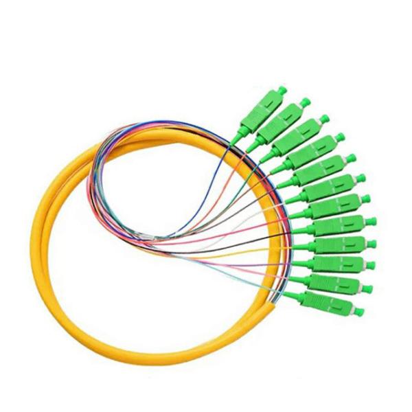 Quality Single Mode Simplex Pigtail Patch Cord Jumper Pigtail With FC LC Sc St Upc APC PC Connector for sale
