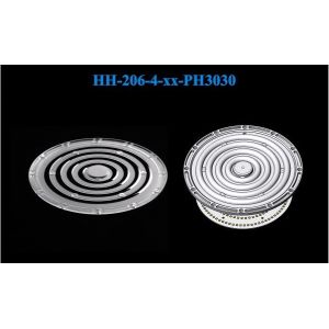 Buy cheap 3030/2835 LEDs 184×9.5mm 60°/90°/120° Available PC Material Light Uniform Distribution UFO High Bay Lighting Lens from wholesalers