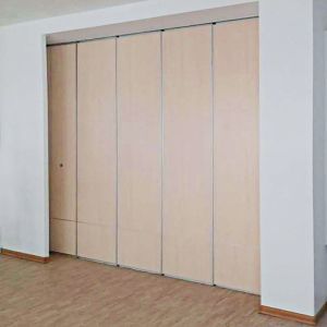 Buy cheap Modern Hotel Sliding Acoustic Partition Wall Melamine Surface Hanging System from wholesalers