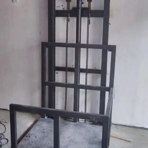 Buy cheap Industrial Hydraulic Cargo Lift with PLC Control and Safety Interlock product