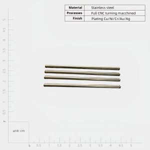 Precision-turned Stainless Steel Shaft Components For Printers, Motors And