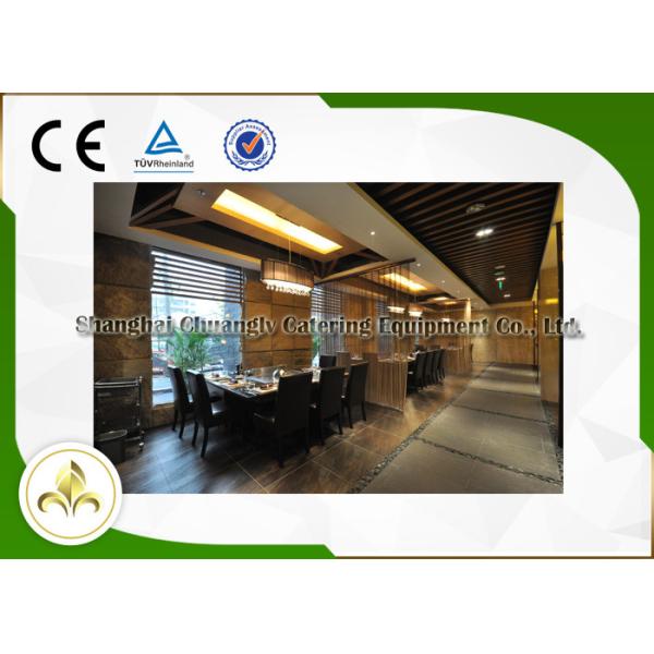 Buy cheap Barbecue / Hotel Built In Teppanyaki Grill Table Rectangular High Efficiency from wholesalers