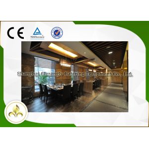 Buy cheap Barbecue / Hotel Built In Teppanyaki Grill Table Rectangular High Efficiency from wholesalers