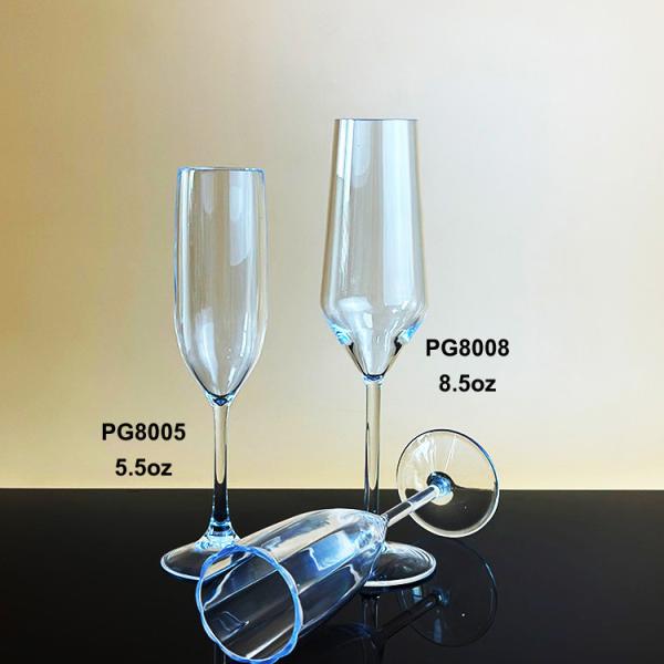 Buy cheap Unbreakable Acrylic Reusable Champagne Flutes Oem And Odm from wholesalers