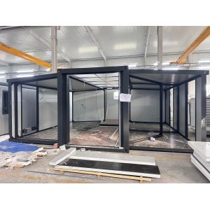 40Ft Expandable Container House Foldable Tiny Home House with Security Door