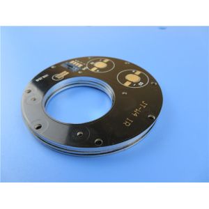 Metal Core PCB Built On Aluminum Base With Black Solder Mask