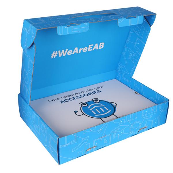 Buy cheap Rectangle Cardboard Monthly Subscription Packaging Box With Customized Printing from wholesalers