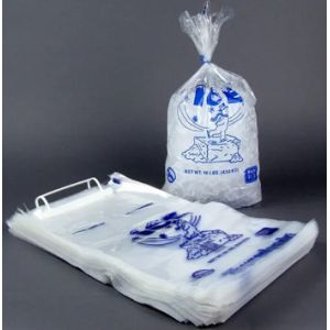 Buy cheap LDPE Plastic Ice Bags Transparent Waterproof Ice Cube Packaging from wholesalers