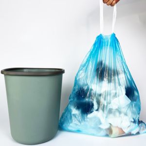 Certificate ok compost Specialized Plastic Drawstring Garbage Bags for Mass