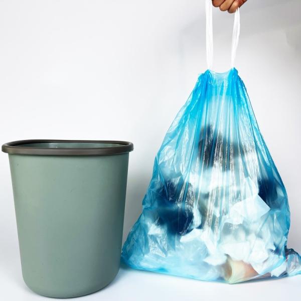 Certificate ok compost Specialized Plastic Drawstring Garbage Bags for Mass