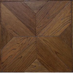Buy cheap White Oak Parquet Tiles Engineered Wood Flooring Customized Design from wholesalers
