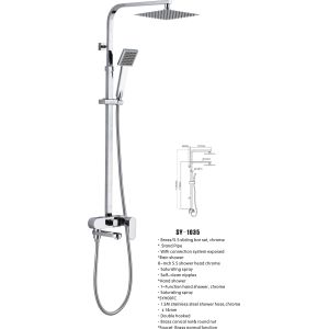 Buy cheap Square Shower column with faucet SY-1035 from wholesalers