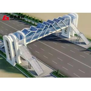 Buy cheap Prefabricated Frame Bridge Steel StructureTruss Pedestrian Bridge product