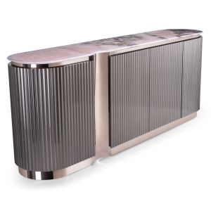 Buy cheap Luxury Stainless Steel Console Table ODM OEM Marble Top Sideboard from wholesalers