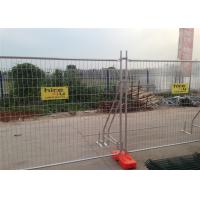 Buy cheap Security Temporary Fencing panels  2100mm x 2400mm 32 pipes 2.00mm thick and diameter wire 4.00mm product