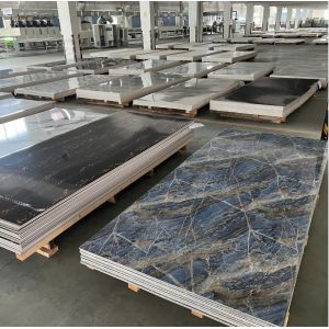 1220x2400mm 1220x2800mm UV Marble Sheet for Modern Design Style and 25 Years