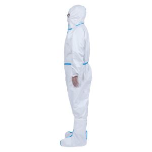 Buy cheap Non Irritating Disposable Protective Suit , Lightweight Disposable Coveralls product