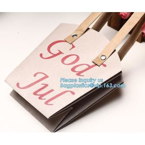Clothes paper carrier bag for packing,Luxury cooler cotton draw string leather