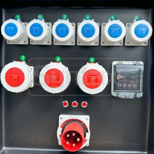 Buy cheap Syntax MD3 63AMP Three Phase Portable Distribution Panels HDPE IP67 With Schneider Breakers for Event Power 63x43x68cm from wholesalers