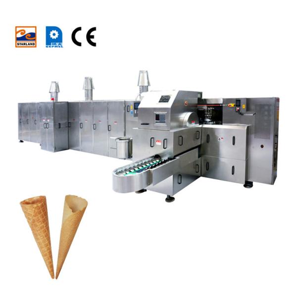 107 Baking Plates Ice Cream Cone Production Line Rolled Sugar Cone Baking Machine