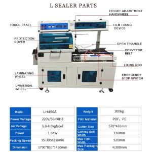 24pcs/Min Heat Shrink Tube Processing Machine High Safety Level