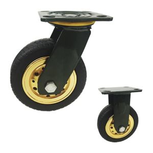 Buy cheap Wearable 230kg Capacity 5 Inch Locking Swivel Casters With Green Bracket from wholesalers