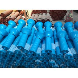 Buy cheap Spray Paint Q235 Steel Self Aligning Roller For Belt Conveyor from wholesalers