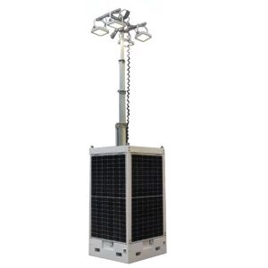 Buy cheap Cube Off Grid Solar System Tower Solar Light Tower With 4*230 Solar Panels For USA from wholesalers