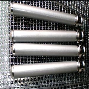 Buy cheap 3.2Mpa Pressure Sintered Wire Mesh Filter , Sintered Filter Elements 2-200um from wholesalers