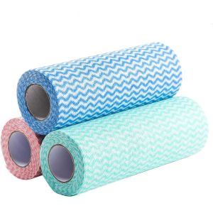 Buy cheap Washable Disposable Cleaning Cloths , Polyester Non Woven Kitchen Towels Use from wholesalers
