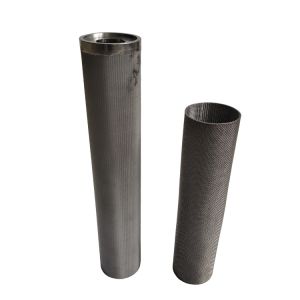 Sintered Plain Weave 10mm Cylindrical Filter Cartridge