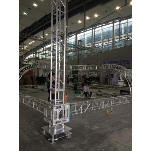 Buy cheap Heavy Duty Aluminum Spigot Truss Silver / Black for Stage Truss from wholesalers