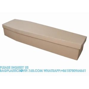 Buy cheap Assembled Biodegradable Cremation Cardboard Coffins Prices Manufacturer Cardboard Coffins from wholesalers