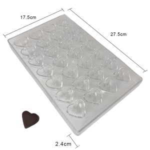 Christmas Silicone Chocolate Molds For DIY , Polycarbonate Chocolate Moulds