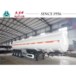 Buy cheap 13T Q345B Carbon Steel Fuel Tanker Trailer With Spring Suspension from wholesalers