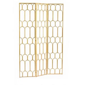 Metal foldable room divider wall panel for restaurant
