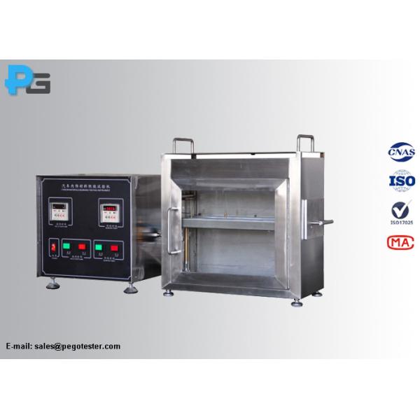Quality FMVSS302 SUS304 Vehicle Horizontal Flammability Tester for sale